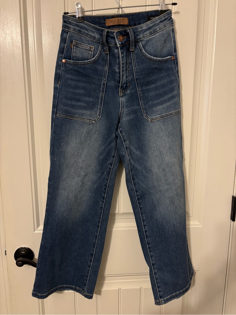 Judy Blue Indigo Wide-Leg Women's Cropped Jeans